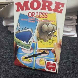 More or Less Card Game - Multicolor